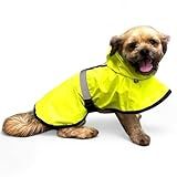 WAY PET Capa De Chuva Refletiva Para Cachorros 100 Nylon Ajustável Com Capuz Roupas De Chuva Para Cães Segurança E Conforto Para Cachorros Médio NEUTRO 