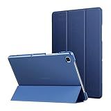 WB Capa Tablet Samsung Galaxy Tab A7 10 4 Modelos SM T500 505 507 Apoio Multiangular Auto Hibernação Antichoque Design Slim Estilo Tecido Azul Escuro