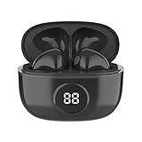 Wb Fone De Ouvido Bluetooth In-ear Mini Io, Sem Fio, Display Digital, Bateria 20h, Ipx4, Super Bass, Compacto, Touch Sensível Ao Toque, Conexão Automática, Preto