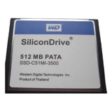 Wd Silicondrive 512mb Pata Ssd c51 Mi 3500