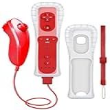 WDZP Wii Remote With Nunchuck Wii Controller With Nunchuck Compatible With Nintendo Wii Wii U 2 Pack