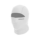 We Ball Sports Máscara De Esqui Para Adultos Balaclava Com Capuz Hyperwarm Rosto Completo Leve à Prova De Vento E Absorção De Umidade Branco Tamanho Único G