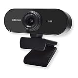 Webcam 1080P Com Microfone E Capa De Privacidade Câmera USB Para Webcam Webcam De Streaming HD Para Desktop E Laptop PC Com Microfone Base Rotativo De 360 Graus Black 