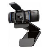 Webcam C920s Pro Full Hd Com Microfone Embutido Logitech Cor Preto