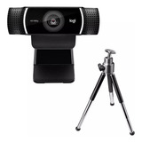 Webcam C922 Hd Pro Logitech 1080p Stream Full Com Microfone