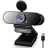 Webcam Com Microfone Estéreo E Capa De Privacidade Full HD 1080p Por Terminal USB Grande Angular De 110 Para Conferências Ensino à Distância Ou Reunião Bate Papo Por Vídeo Chamadas Jogos Em