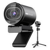 Webcam Emeet Smartcam S600 4k Com Foco Automático Preto