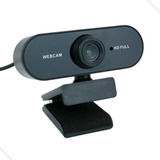 Webcam Full Hd 1080p Usb Mini Câmera Computador C Microfone