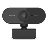 Webcam Full Hd 1080p Usb Mini Com Microfone Plug And Play