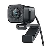 Webcam Full HD Logitech For Creators StreamCam Plus Para Streaming E Criação De Conteúdo Com Microfone Embutido  1080p 60fps  Autofoco Inteligente  Conexão USB C E Tripé Incluso