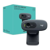 Webcam Hd 720p   30fps Com Microfone Logitech C270 Lacrada
