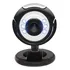 Webcam Lehmox Ley-53 Luz Led 360°g Hd 720p Usb Microfone Cor Preto