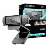 Webcam Logitech C920 Pro Full Hd 1080p Foco Automático Nova