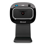 Webcam Microfone Integrado Microsoft Lifecam Hd 3000 Zoom 4x Cor Preto