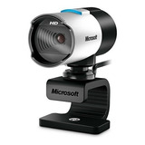 Webcam Microsoft Lifecam 5wh 00002 Hd 30fps Cor Cinza preto