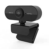 Webcam Preta Full Hd 1080p Usb