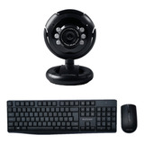 Webcam Standard 480p 30fps E Teclado E Mouse S fio Tc270k