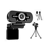 Webcam USB Full HD 1080P WB Com Microfone Ângulo 110- E Tripé