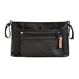Weemoment Organizador De Carrinho De Bebê Com Suporte Isolado Organizador De Carrinho De Bebê Bolsa De Armazenamento Antiderrapante Com Alça Ajustável Para Carrinhos De Bebê