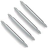 Wellfit Pinos De Relógio Barra De Mola Resistente Pacote Com 4 Pinos De Pulseira De Relógio De Aço Inoxidável 1 8 Mm De Diâmetro 20mm Aço Inoxidável
