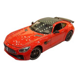 Welly Mercedes Amg Gt R Gtr Amarelo 1/24 Diecast 