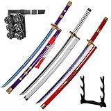 WENLAIJIN Zoro Sword Bamboo Roronoa Zoro Swords Zoro Cosplay Sword Enma Zoro Sword Trafalgar Law Sword Edward Newgate Original Textures For Anime Suitable For Cosplay  Decoration  Collection 