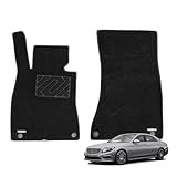 WENNEBIRD Tapetes Superiores Para Mercedes Benz S Class Sedan W222 2014 2020 Tapetes De Espessura De 1 5 Cm Revestimentos De Piso Antiderrapantes Premium Para Todos Os Climas 2 Peças