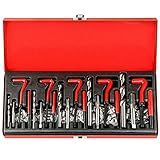 Wesleydrill Kit De Ferramentas De Reparo De Rosca Métrica Kit De Reparo De Broca HSS De 131 Peças Para Furo Interno De Parafuso M5 M6 M8 M10 M12