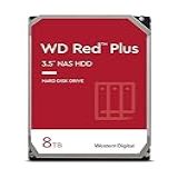 Western Digital Disco Rígido Interno 8TB WD Red Plus NAS   5640 RPM  SATA 6 Gb S  CMR  256 MB Cache  3 5    WD80EFPX