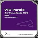 Western Digital Disco Rígido Interno De Vigilância WD Purple 2TB   SATA 6 Gb S  64 MB De Cache  3 5    WD23PURZ