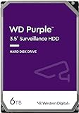 Western Digital Disco Rígido Interno De Vigilância WD Purple De 6 TB   SATA 6 Gb S  Cache De 256 MB  3 5    WD64PURZ