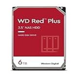 Western Digital Disco Rígido Interno WD Red Plus NAS De 6 TB 5400 RPM SATA 6 Gb S CMR Cache De 256 MB 3 5 Polegadas WD60EFPX