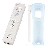 Wevesa Wii Remote Controller Wireless Controller For Nintendo Wii Wii U Video Game Gamepads Replaceable Remote Game Controller With Silicone Case And Wrist Strap White 