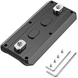 WEYLLAN Mlok Arca Rail Para Adaptador De Bipé Placa De Liberação Rápida Para Cabeça De Tripé MK80 Placa De Montagem De Alumínio Compatível Com ARCA E RRS Padrão De Cauda De Andorinha