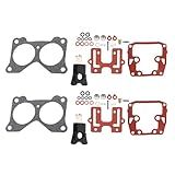 WFLNHB Kit De Reparo De Carburador Com Substituição De Flutuador Para Motores De Popa Johnson Evinrude V4 85 90 100 115 125 140hp