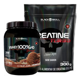 Whey Gourmet 3w Creatina Turbo Refil 300g Black Skull
