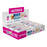 Whey Grego Bar 12 Un Nutrata Barra Proteina Com Nf e