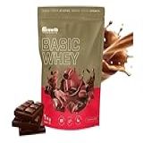 Whey Protein Basic Chocolate 1kg   Growth Supplements