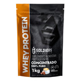 Whey Protein Concentrado 1kg Sabor Mocaccino Soldiers Nutrition