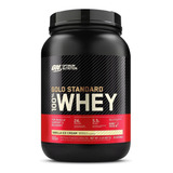 Whey Protein Gold Standard 100 Sabor Sorvete De Baunilha Pote Com 907g Optimum Nutrition
