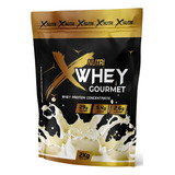 Whey Protein Gourmet 2kg Refil 29g Proteina Sabor Pudim De Leite Condensado