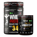 Whey Protein Isolado Concetrado Creatina Topmix Proteus Sabor Baunilha