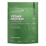 Whey Protein Vegano Neutro 450g Puravida