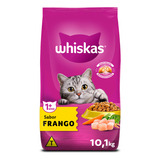 Whiskas Ração Para Gatos Adultos Sabor Frango 10 1kg