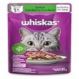 Whiskas Ração Úmida Para Gatos Whiskas Sachê Cordeiro Ao Molho Adultos 85G