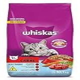Whiskas Ração Whiskas Para Gatos Adultos Castrados Sabor Carne   10 1Kg