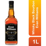Whisky Bourbon Black Label 1 Litro Evan Williams