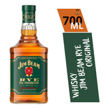 Whisky Bourbon Jim Beam Rye Com Selo Original 700 Ml