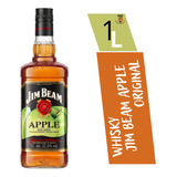 Whisky Jim Beam Apple Americano Com Selo Original 1000 Ml