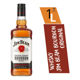 Whisky Jim Beam Bourbon Americano Com Selo Original 1000 Ml